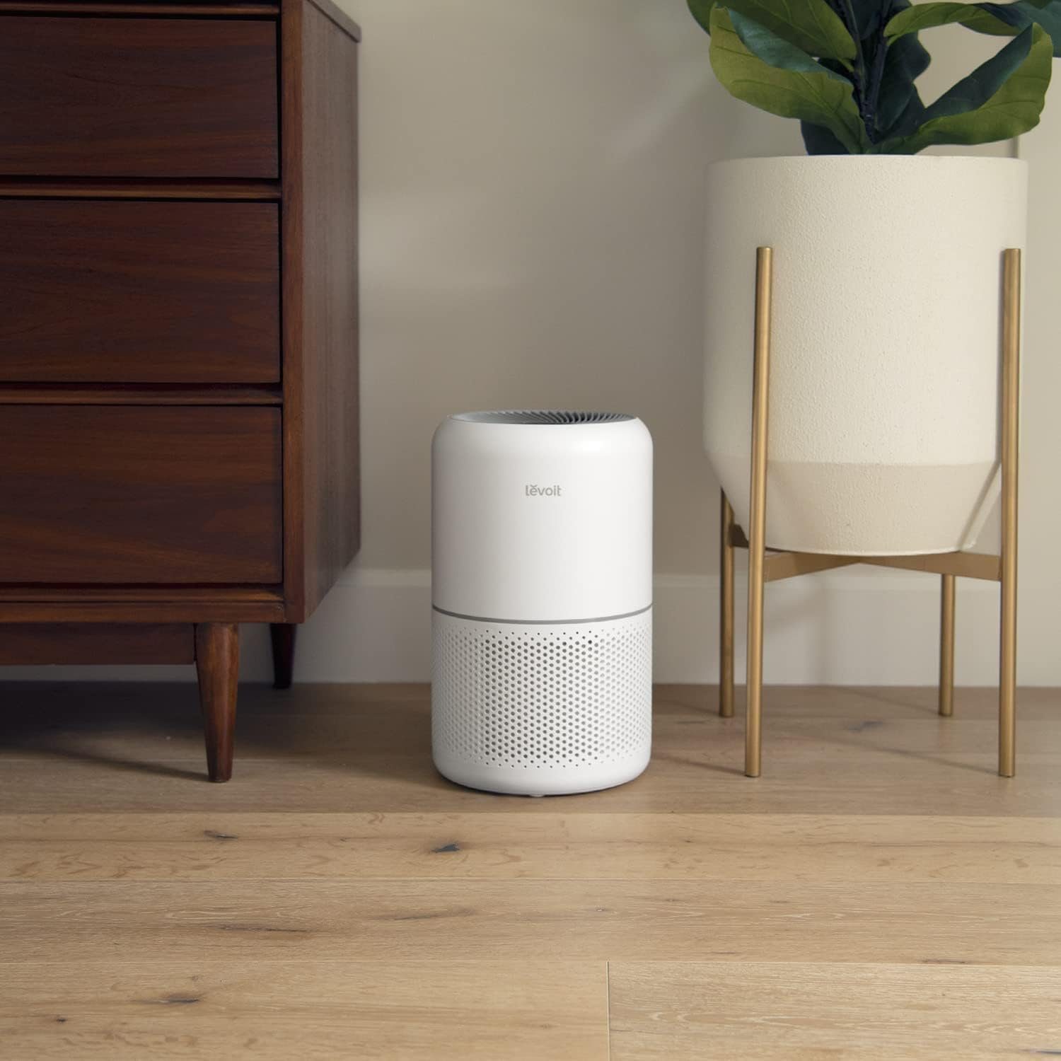 Levoit Luftreiniger HEPA Luftfilter für Allergiker, gegen Schimmel Staub Tierhaare, für 40 m² Räume, CADR 187m³/h Raucherzimmer, Timer leiser Schlafmodus 4 Ersatzfilter