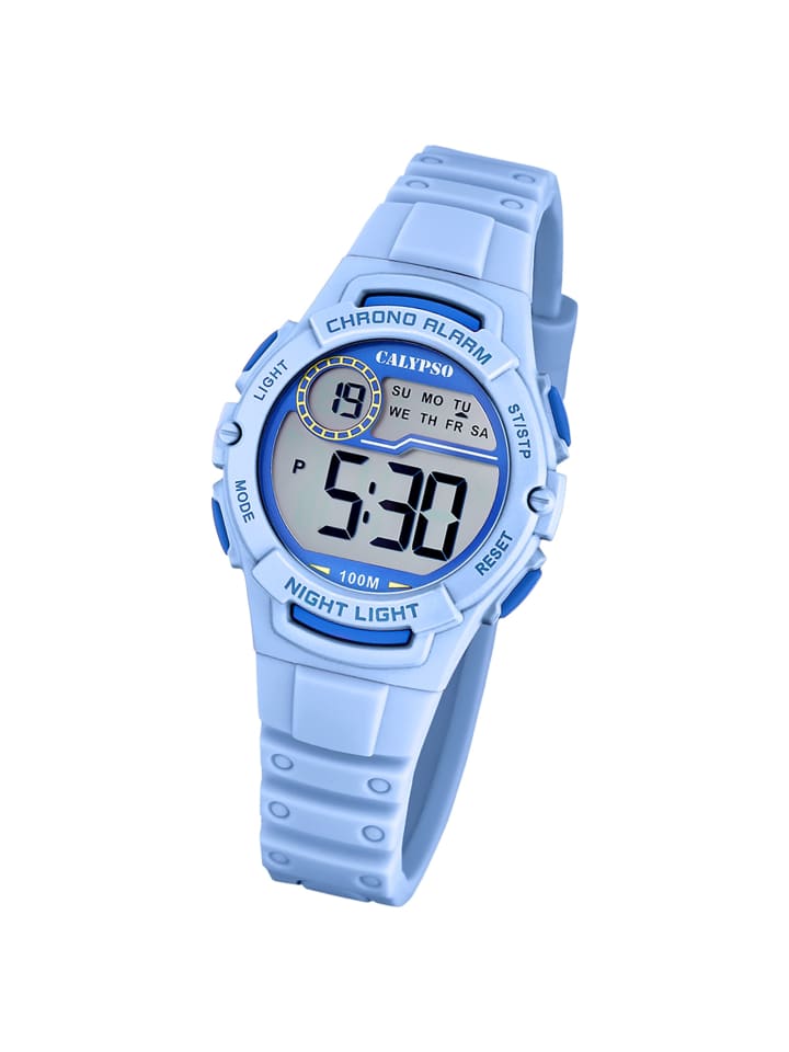 Calypso Digital-Armbanduhr Calypso Junior hellblau günstig kaufen onesize