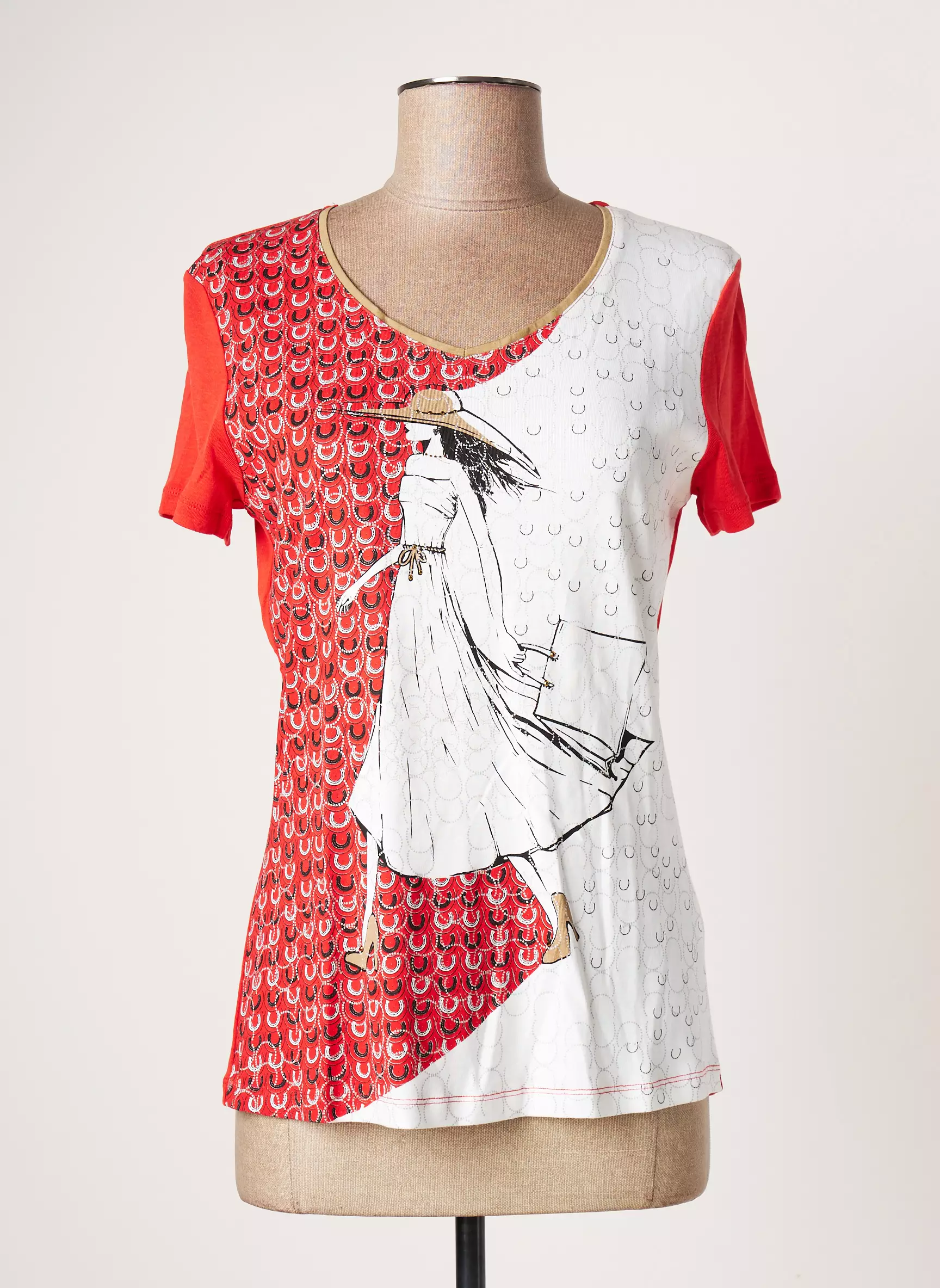 Kalisson Tshirts Femme couleur rouge