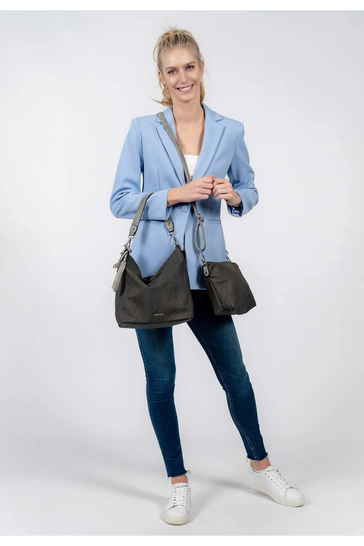 Emily & Noah  Handtasche - Grau - Unifarben