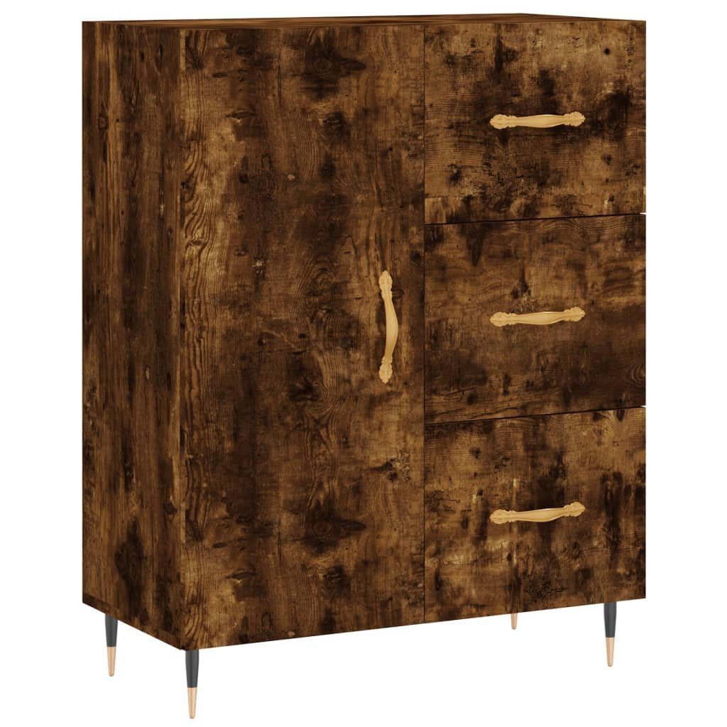 vidaXL Anrichte Sideboard Räuchereiche 69,5x34x90 cm Holzwerkstoff