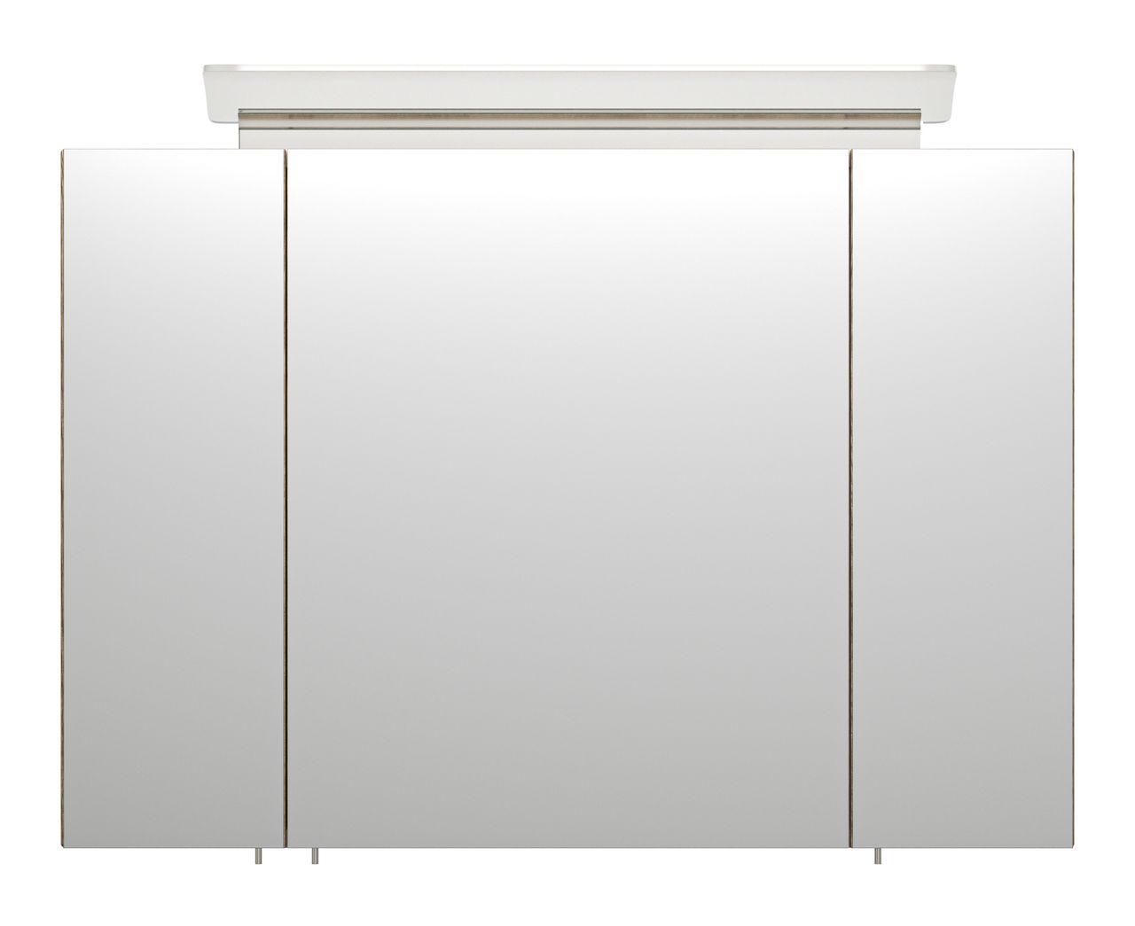 Posseik Spiegelschrank 90 inklusive LED-Acrylglaslampe eiche hell EEK: F