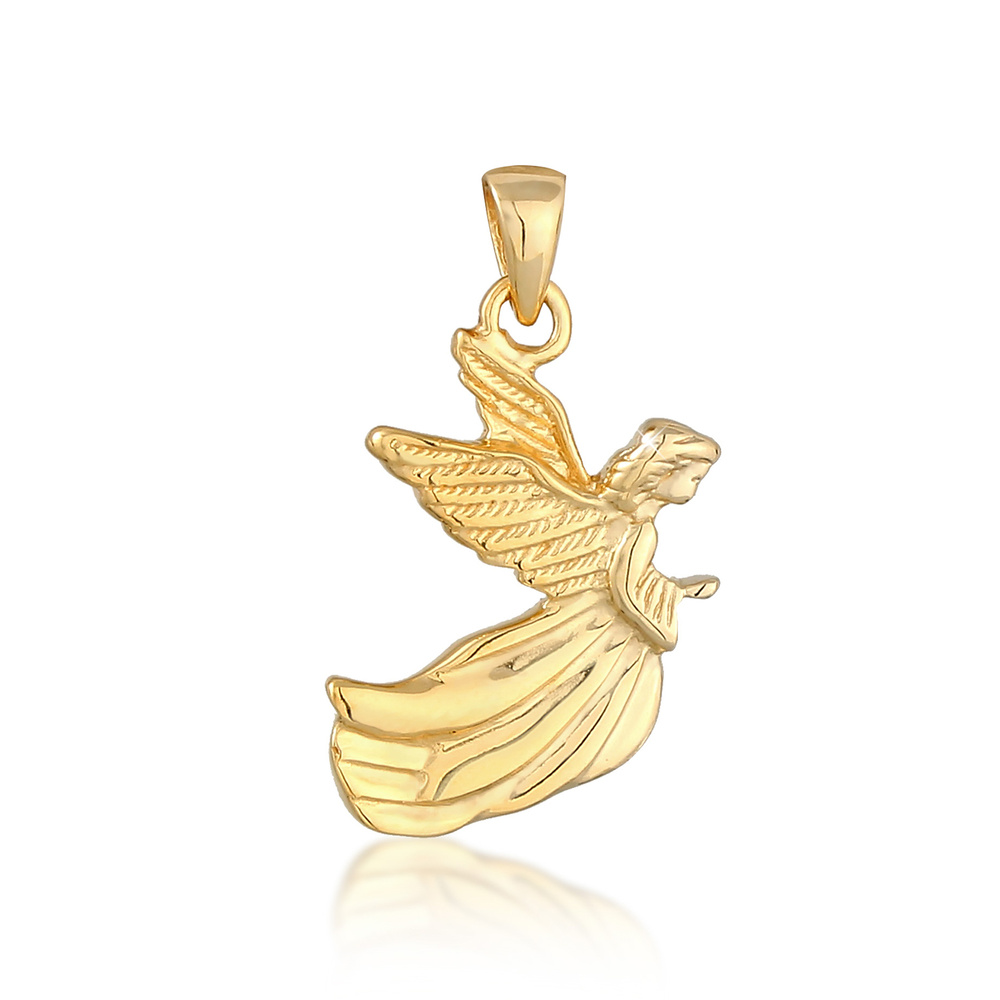 Nenalina Nenalina Pendentif Femmes Ange pendentif porte-bonheur en argent sterling 925 Pendentif