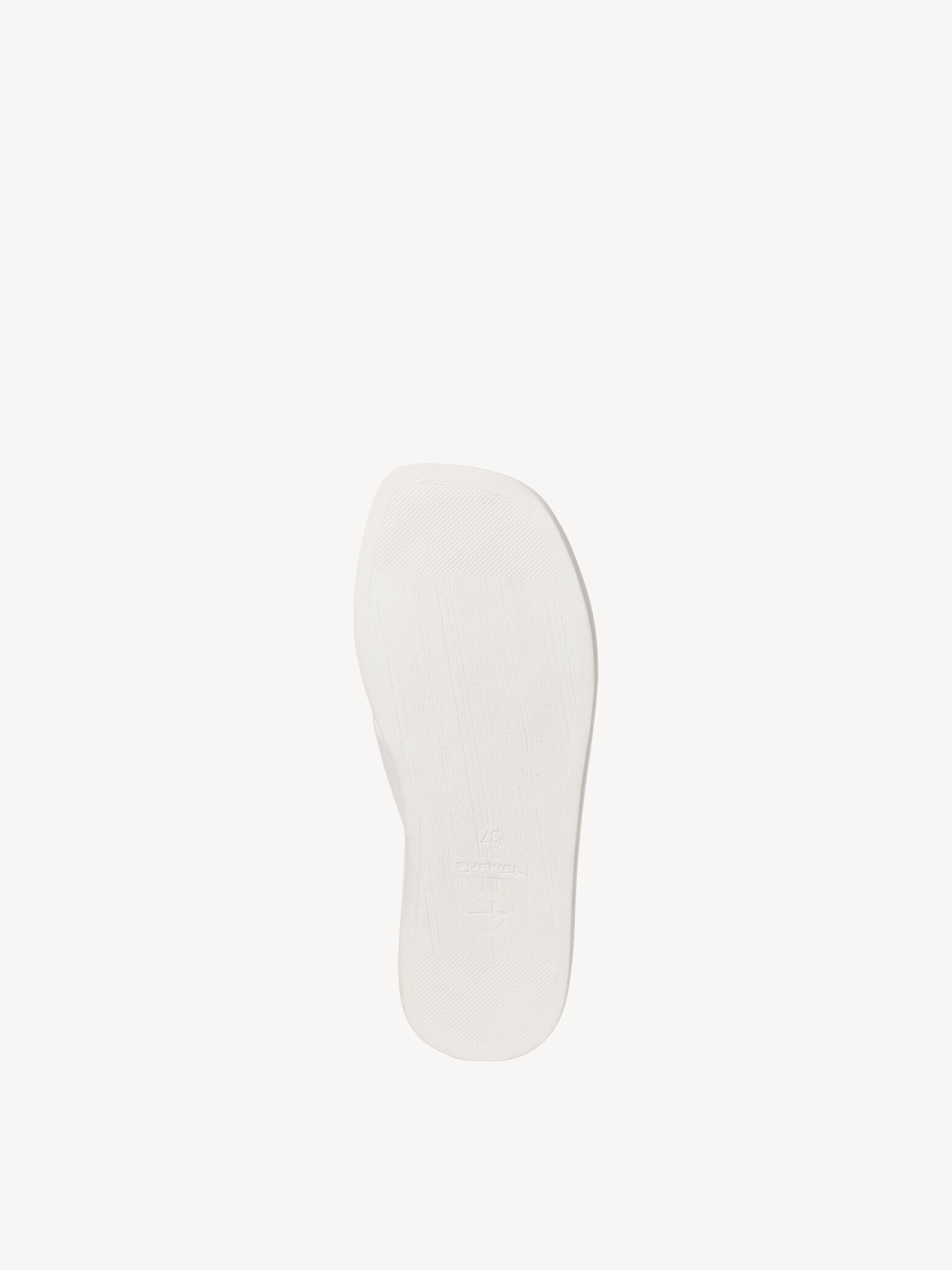 Mule en cuir - blanc