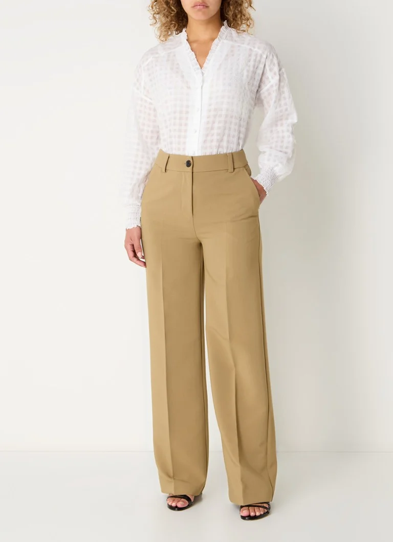 Blusa a quadri semitrasparente Tara Phase Eight