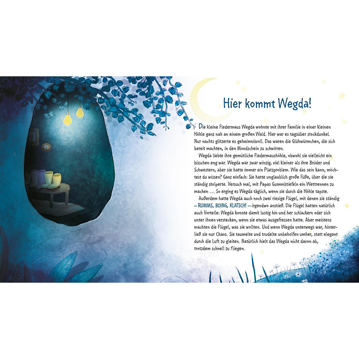 Die kleine Fledermaus Wegda