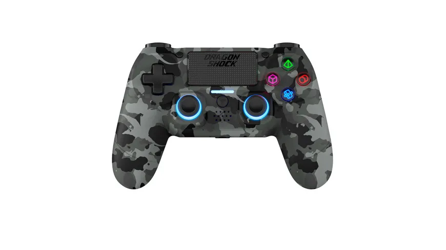 Mizar Wireless Controller für PS4 Grau Camo