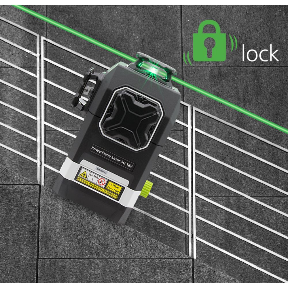 Laserliner 036.380L PowerPlane-Laser 3G Multi 18V SÆT i L-Boxx ekskl. batteriadaptere, batteri og lader