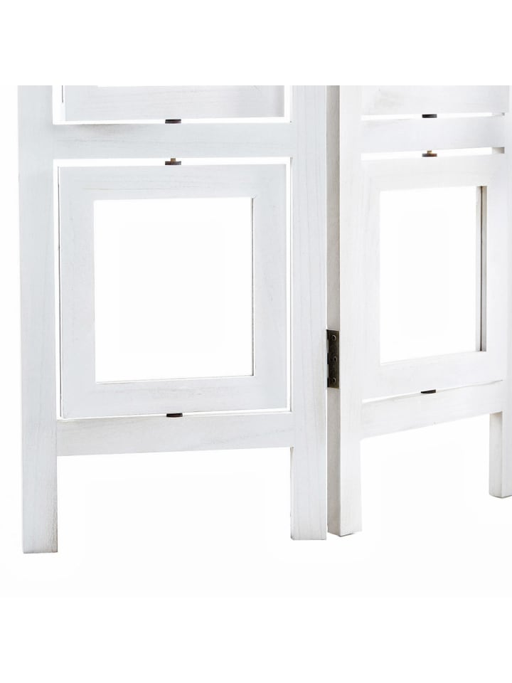 Homestyle4u 3-tlg. Paravent in Weiß 93x161 günstig kaufen onesize