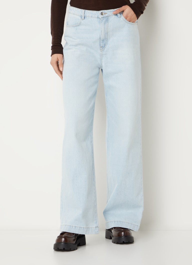 alchemist Star high waist wide leg jeans with medium wash