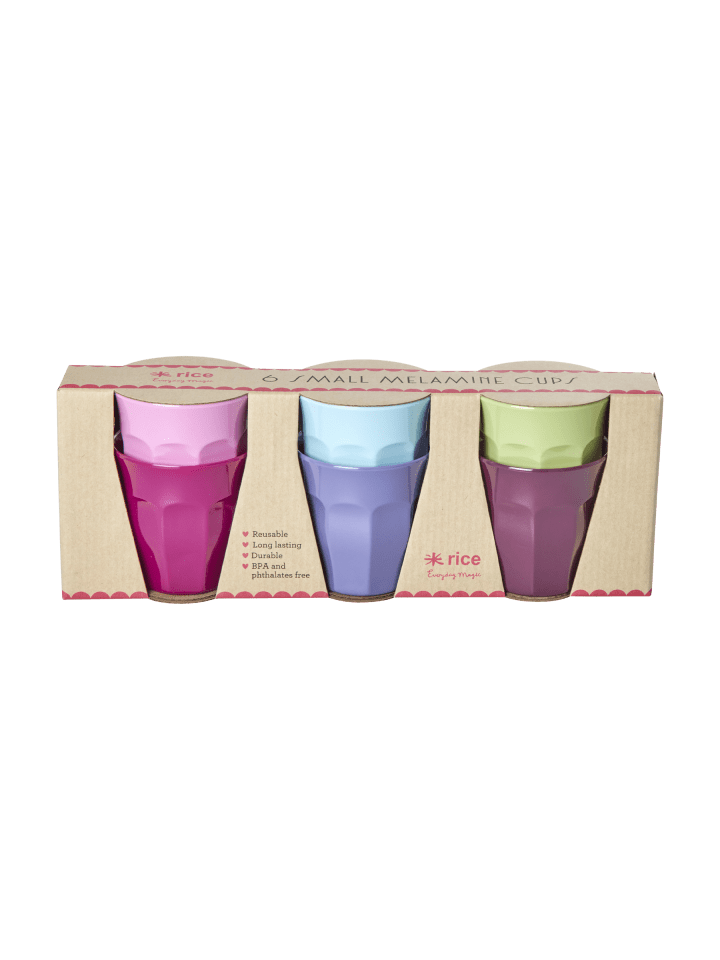 Rice Melamin Becher Small 6er Pack in diverse günstig kaufen onesize