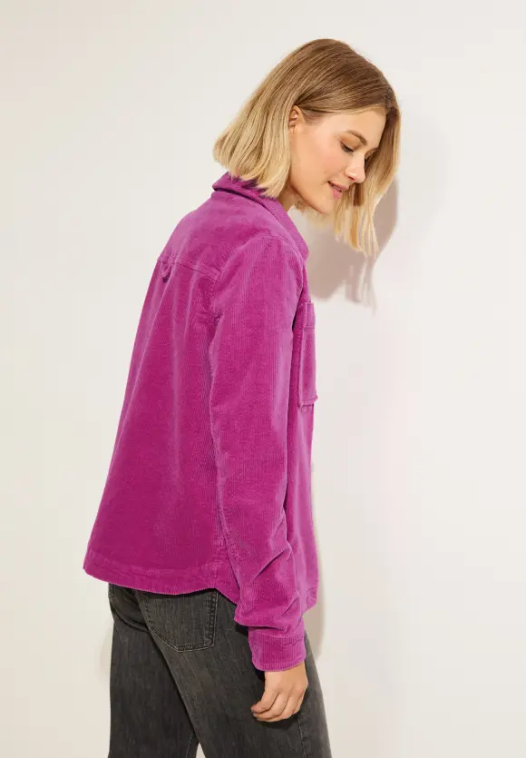 CECIL Cordjacke mit Hemdkragen