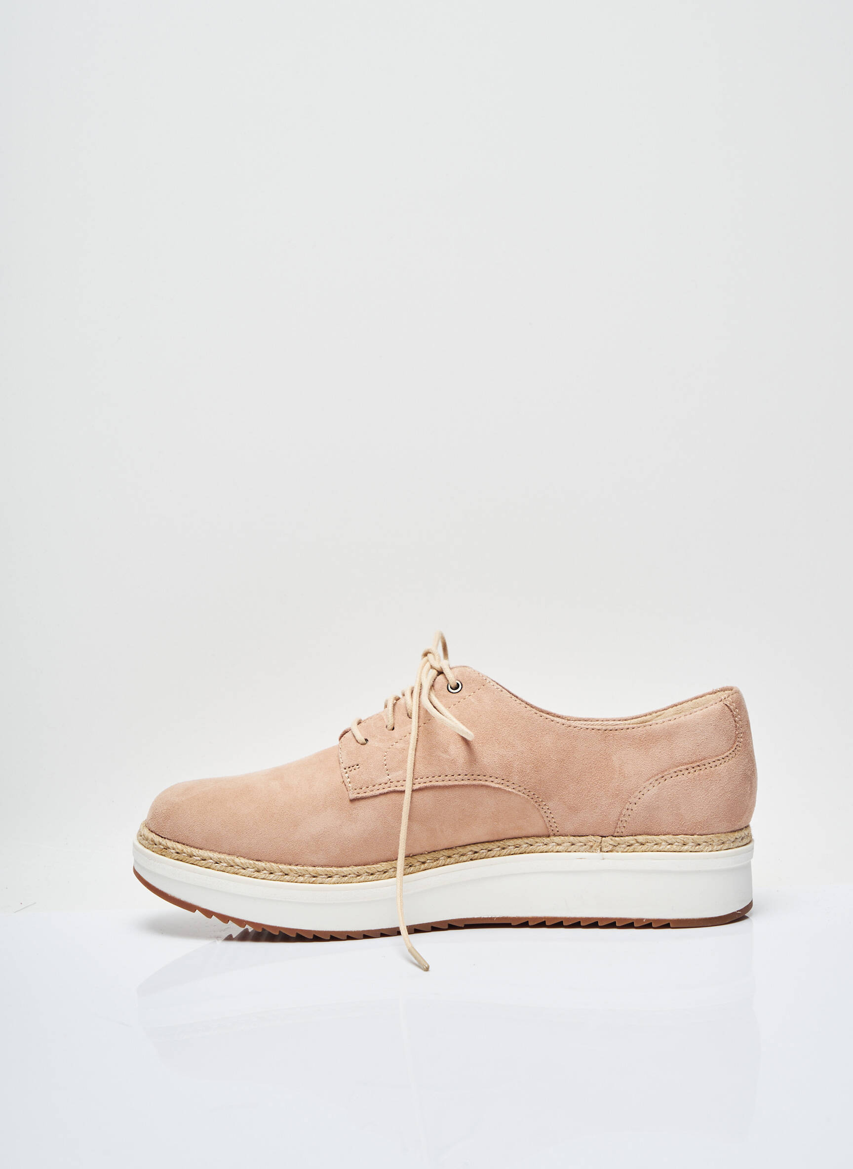Clarks Derby Femme couleur rose