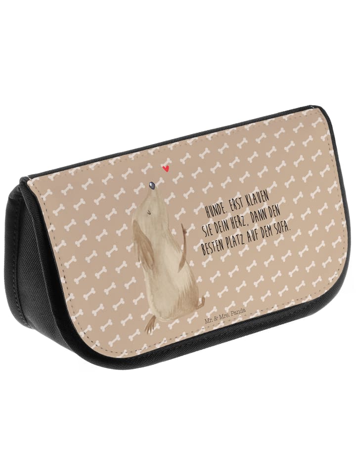Mr. & Mrs. Panda Kosmetiktasche Hund Liebe mit Spruch in Hundeglück günstig kaufen onesize