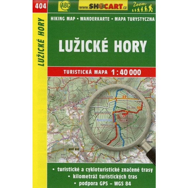 Wanderkarte Tschechien Luzicke hory 1 : 40 000 - Wanderkarte