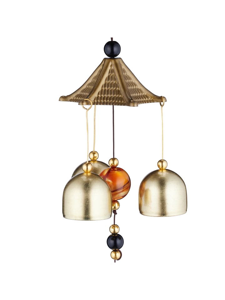 relaxdays 2 x Windspiel in Gold/ Schwarz günstig kaufen onesize