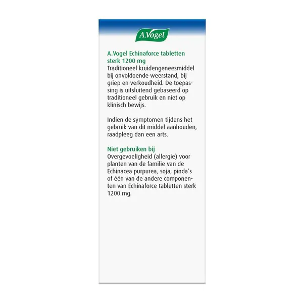 A.Vogel Echinaforce Strong 1200mg tablety liek - 30 kusov