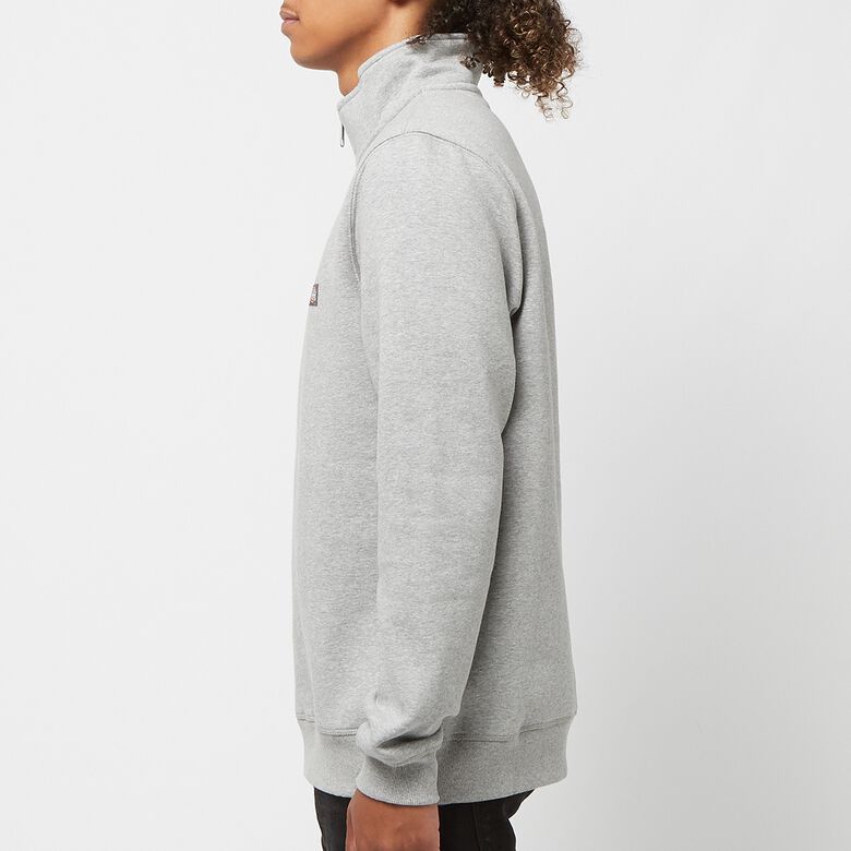 Dickies Oakport Quarter Zip grey melange