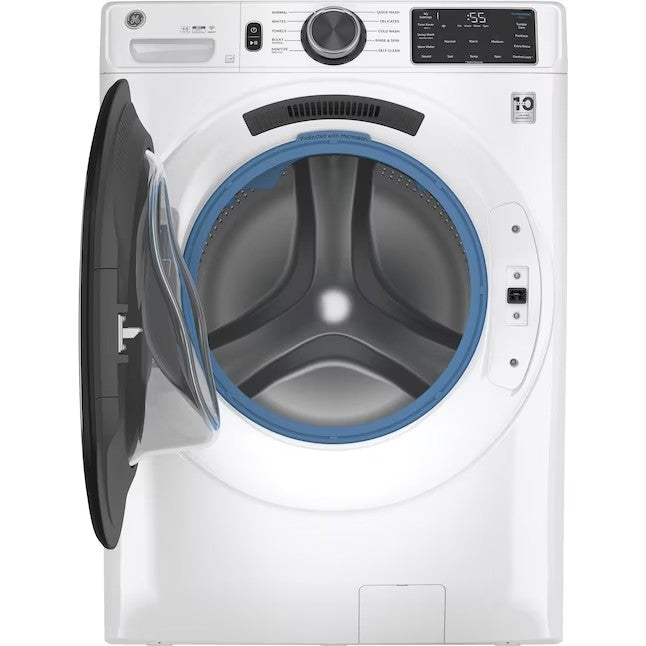 GE UltraFresh Vent System 4.8-cu ft Stackable Smart Front-Load Washer (White) ENERGY STAR