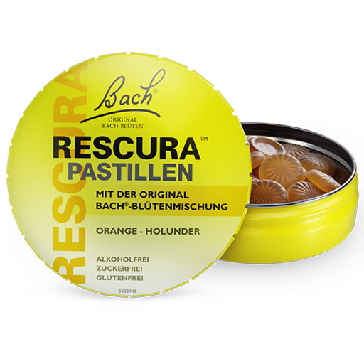 BACHBLÜTEN Original Rescura Past.Orange-Holunder  50 g  Pastillen