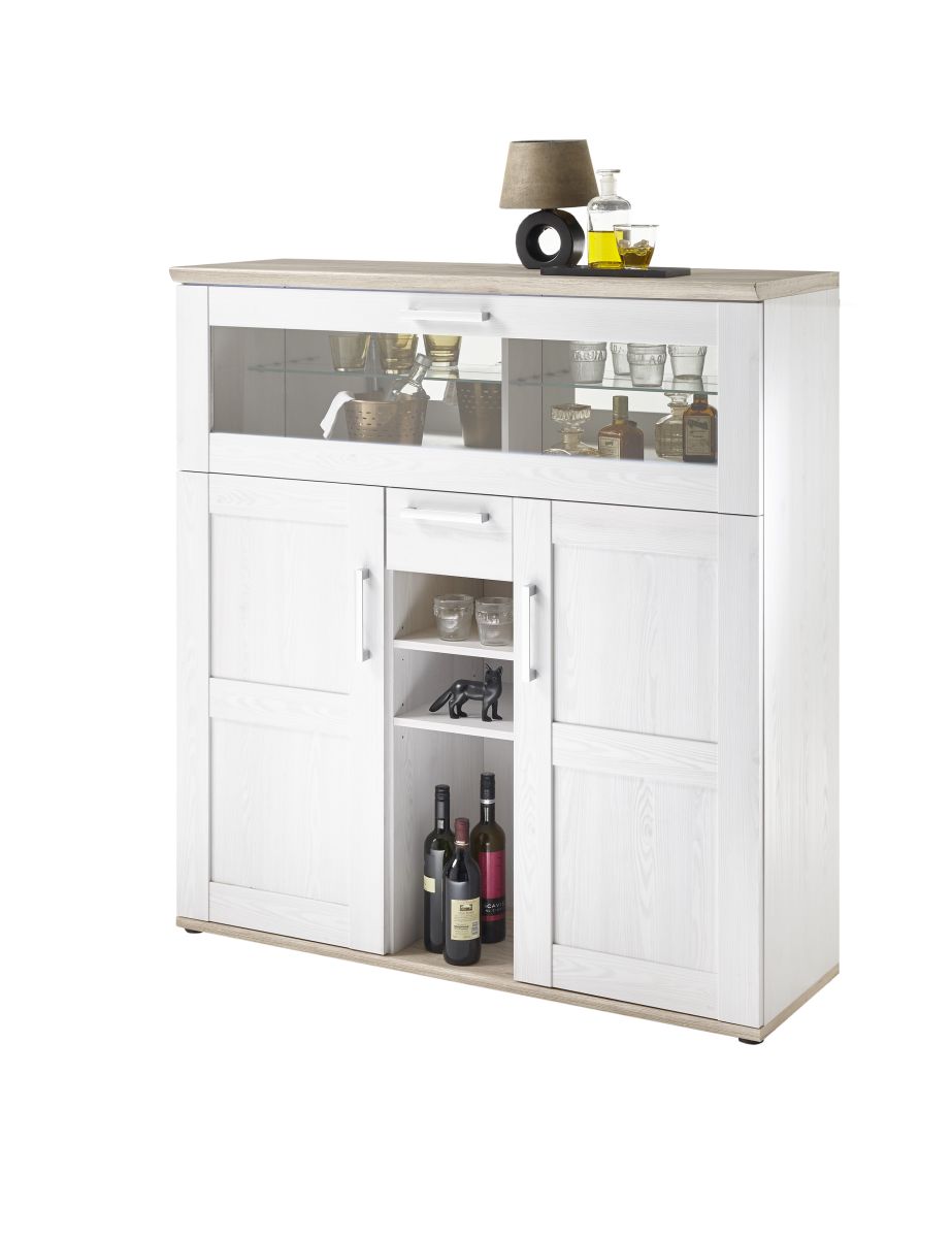 Barschrank Romance weiß
