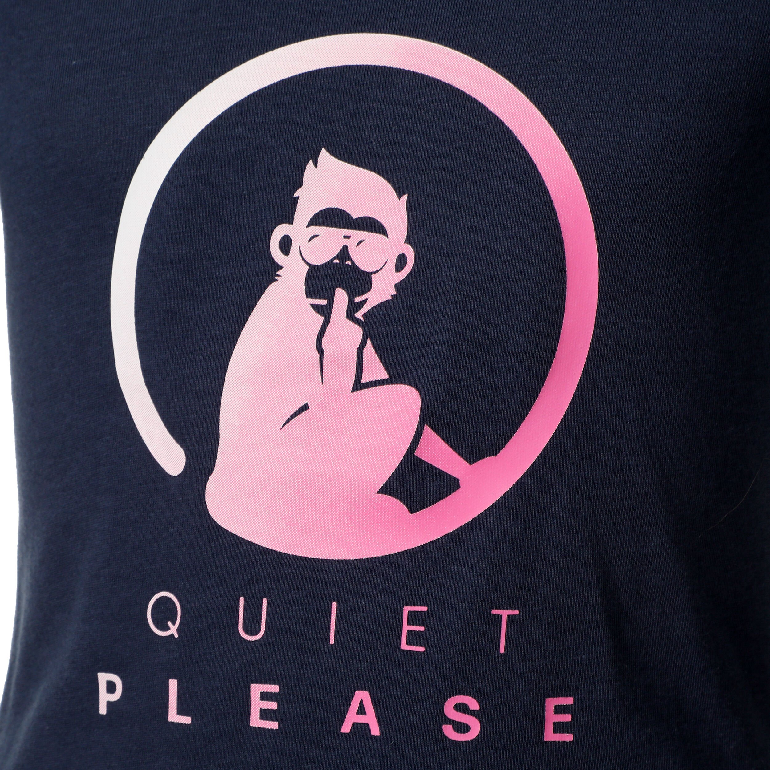 Logo T-Shirt Mädchen - Dunkelblau