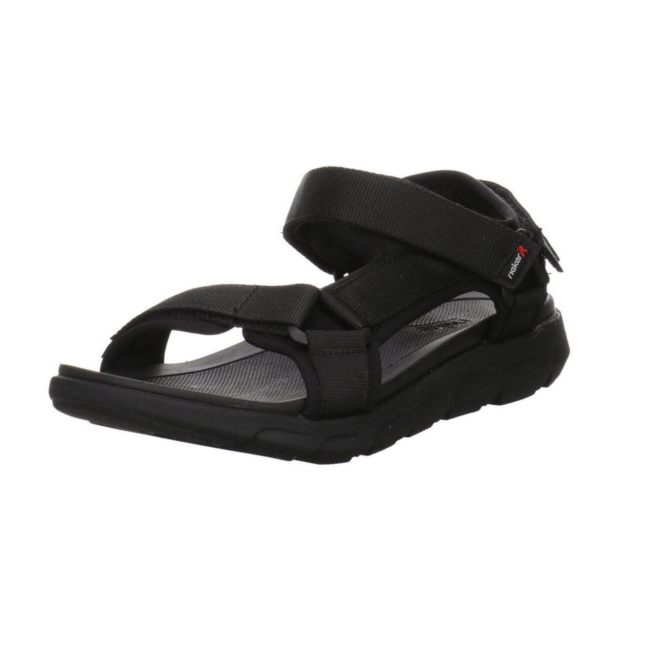RIEKER Sportliche Sandalen schwarz