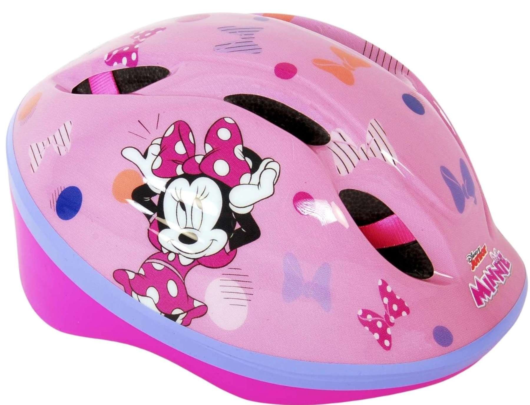 LeNoSa Kinderfahrradhelm  Minnie Maus Fahrradhelm Größe 52-56 cm (1-tlg)