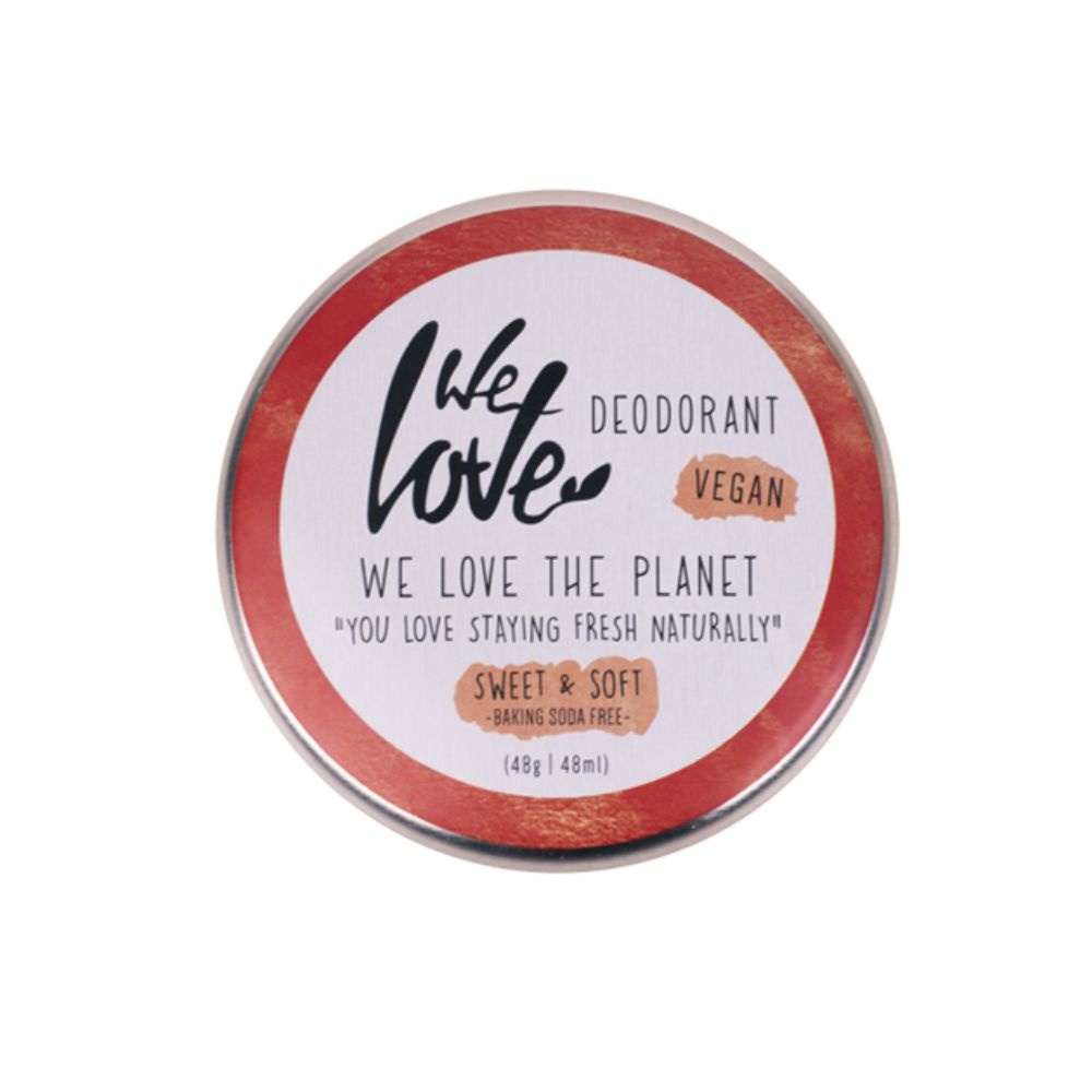 we love the planet Sweet & Soft VEGAN & HYPOALLERGENIQUE Déodorant Crème