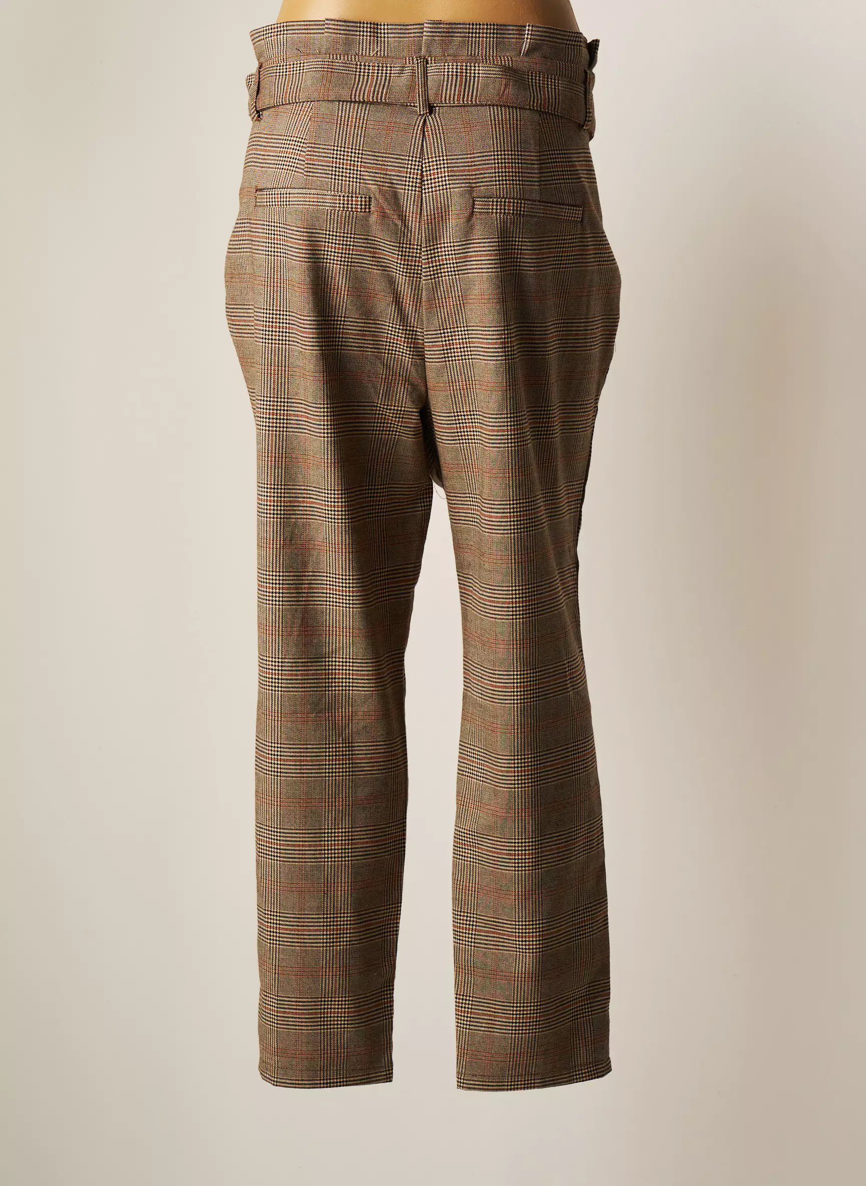 Only Pantalons Chino Femme couleur marron