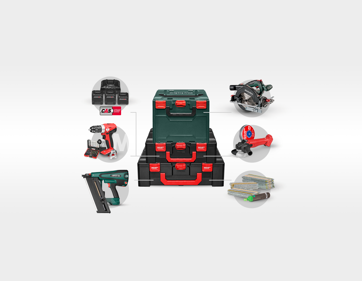 18,0 V Akku-Hybrid Nagler Aktions-Set