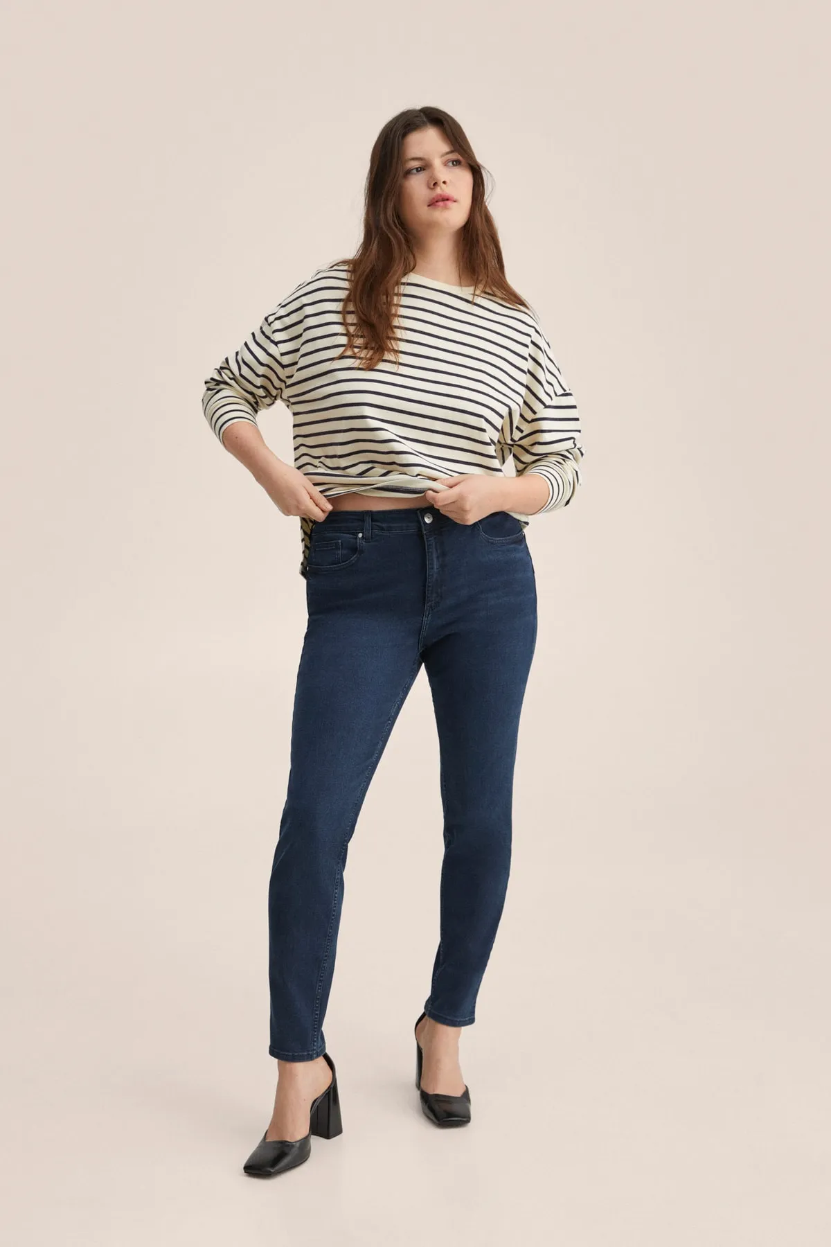 MANGO  27000653 Damen/Mädchen Tief Dunkelblau