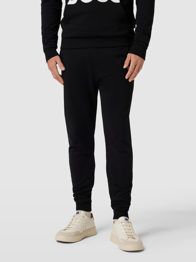 Sweatpants mit Eingrifftaschen in schwarz