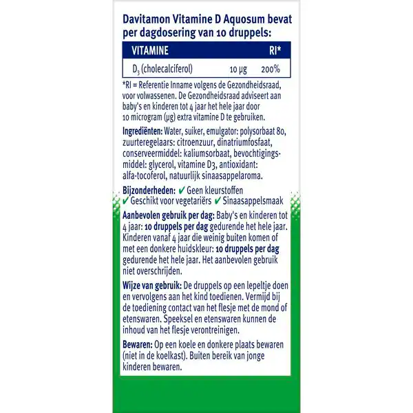 Davitamon Vitamine D Aquosum Baby and Child 25ml