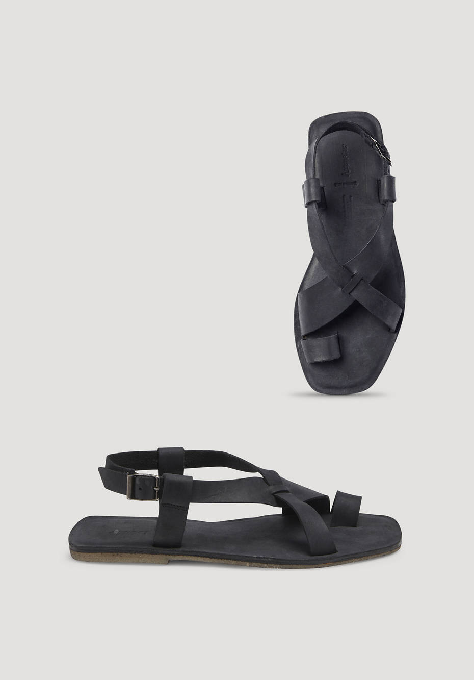 Leder-Sandale