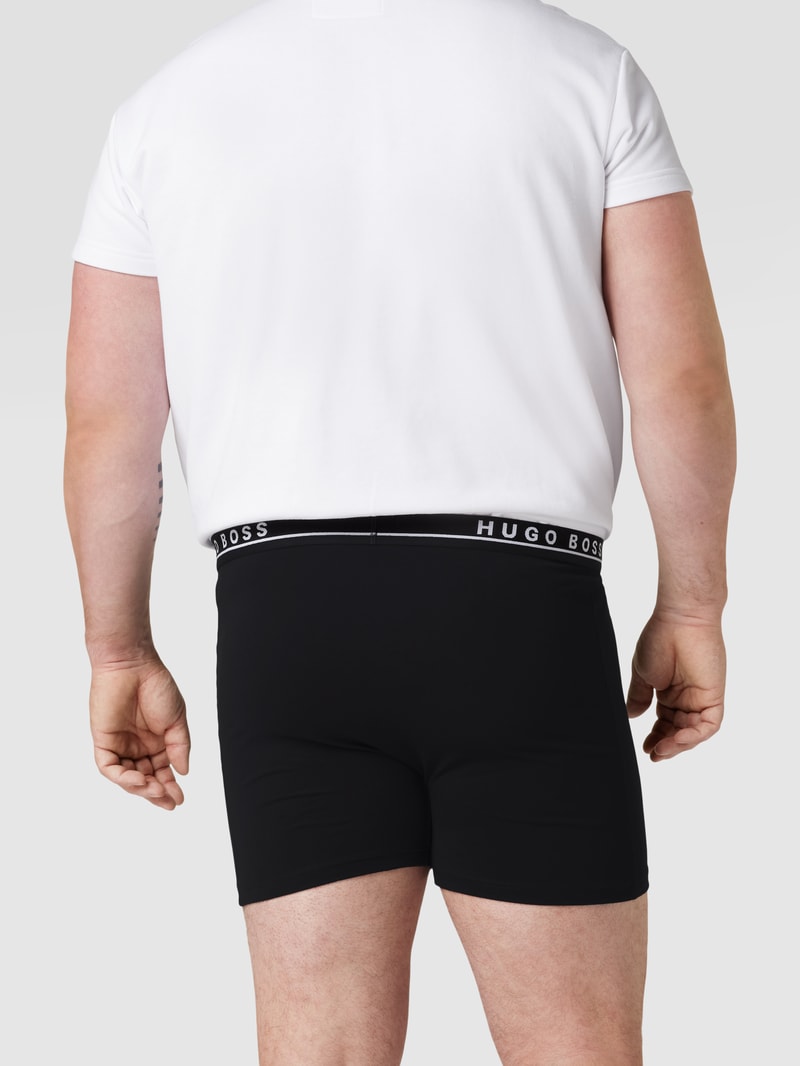 Trunks mit Logo-Bund im 3er-Pack in dunkelblau