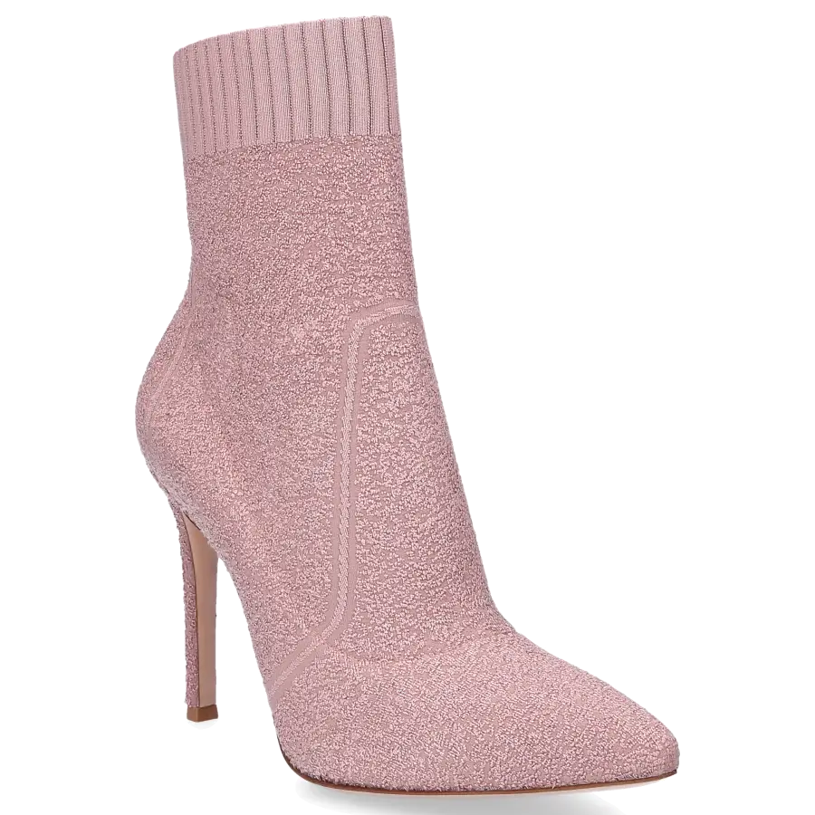 Gianvito Rossi - Stiefeletten FIONA Textil - pink