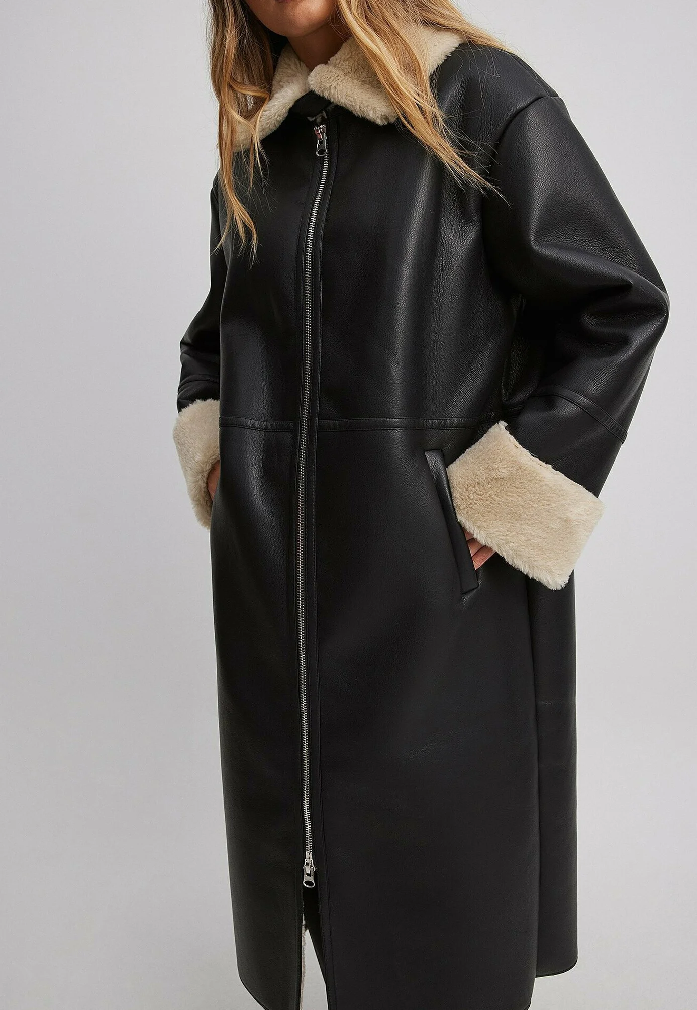 NA-KD BONDED - Abrigo de invierno