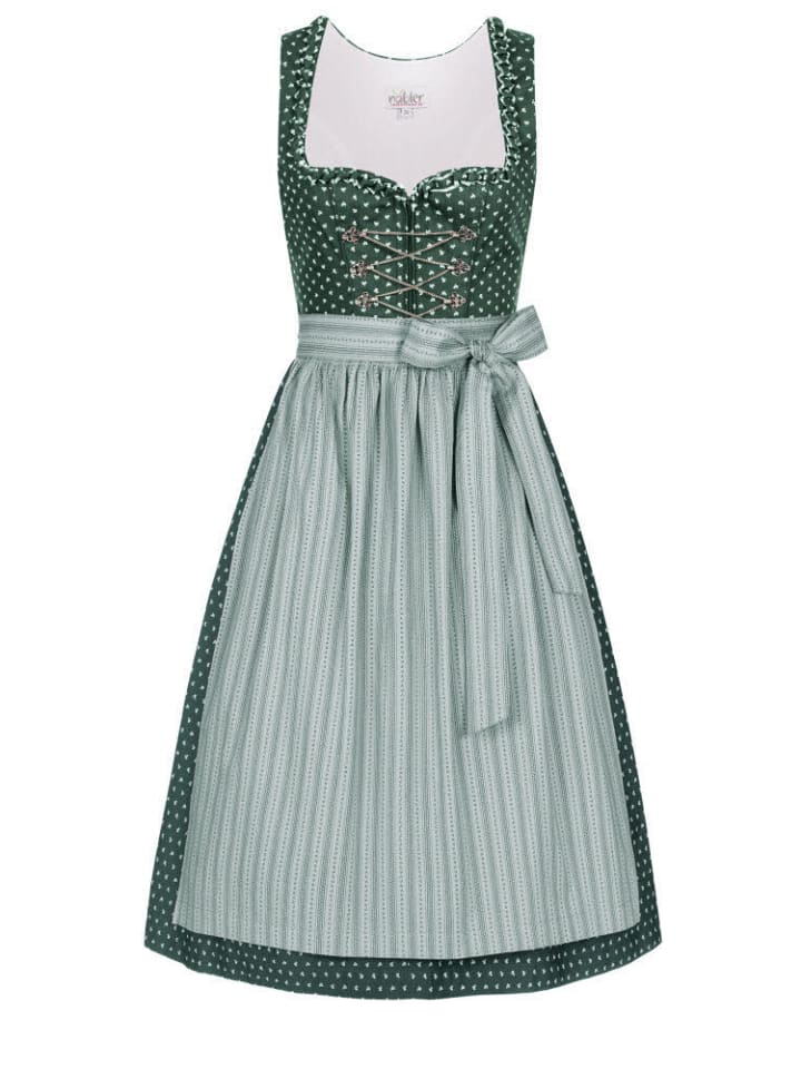 Nübler Dirndl Midi Thea in Petrol günstig kaufen