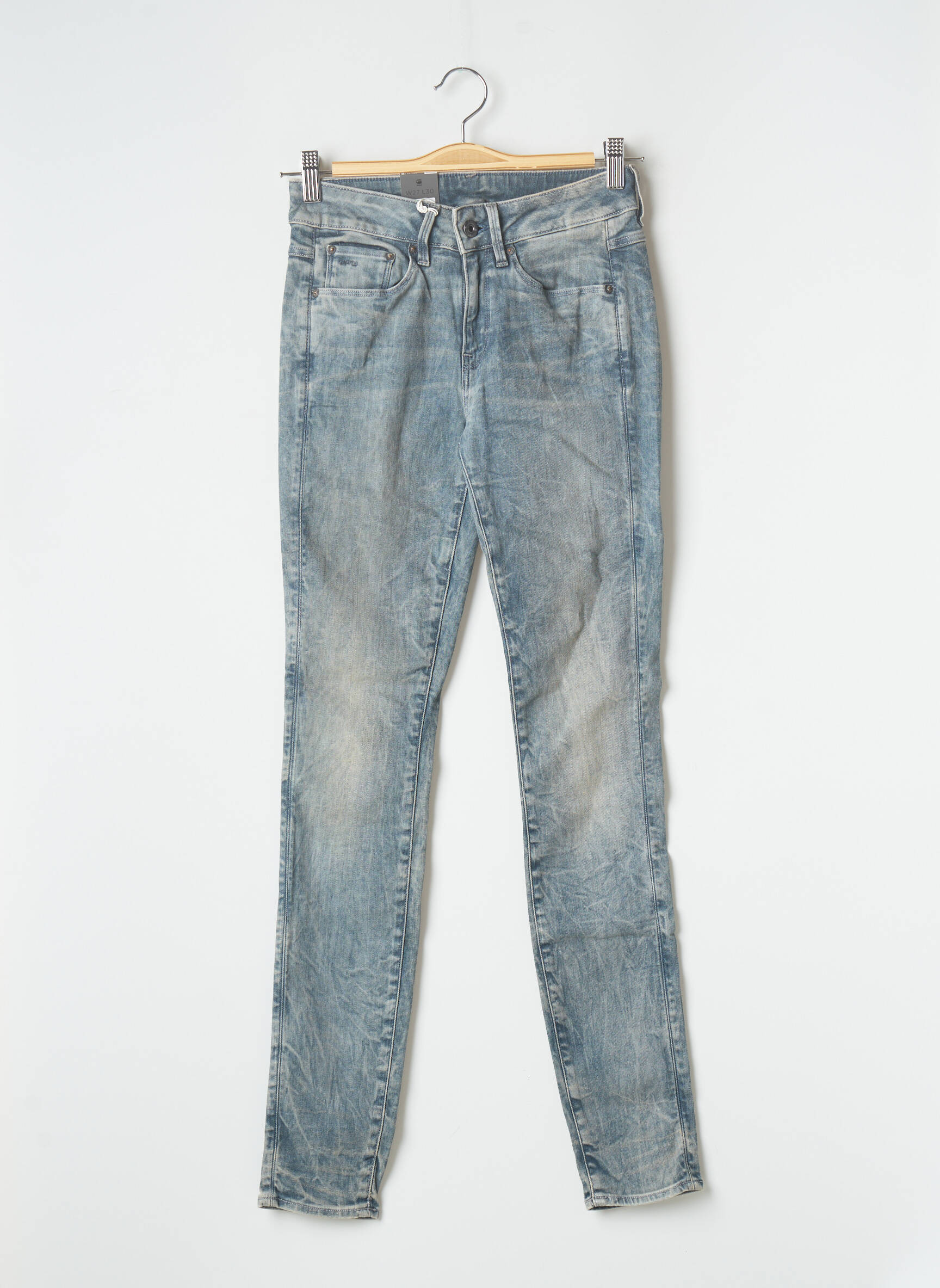 G Star Jeans Skinny Femme couleur bleu
