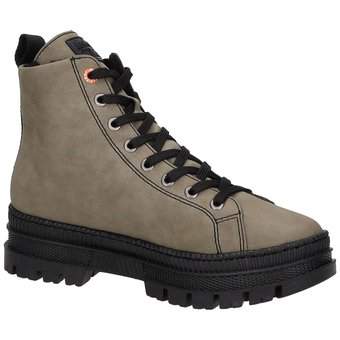 Rieker Schnür Boots in grün