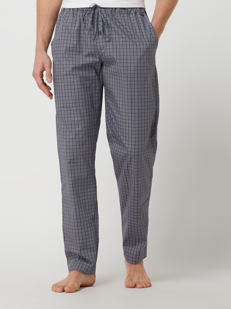 Pyjama-Hose aus Baumwolle in dunkelgrau
