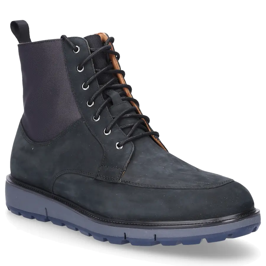 Swims - Schnürschuhe MOTION COUNTRY BOOT Veloursleder - schwarz