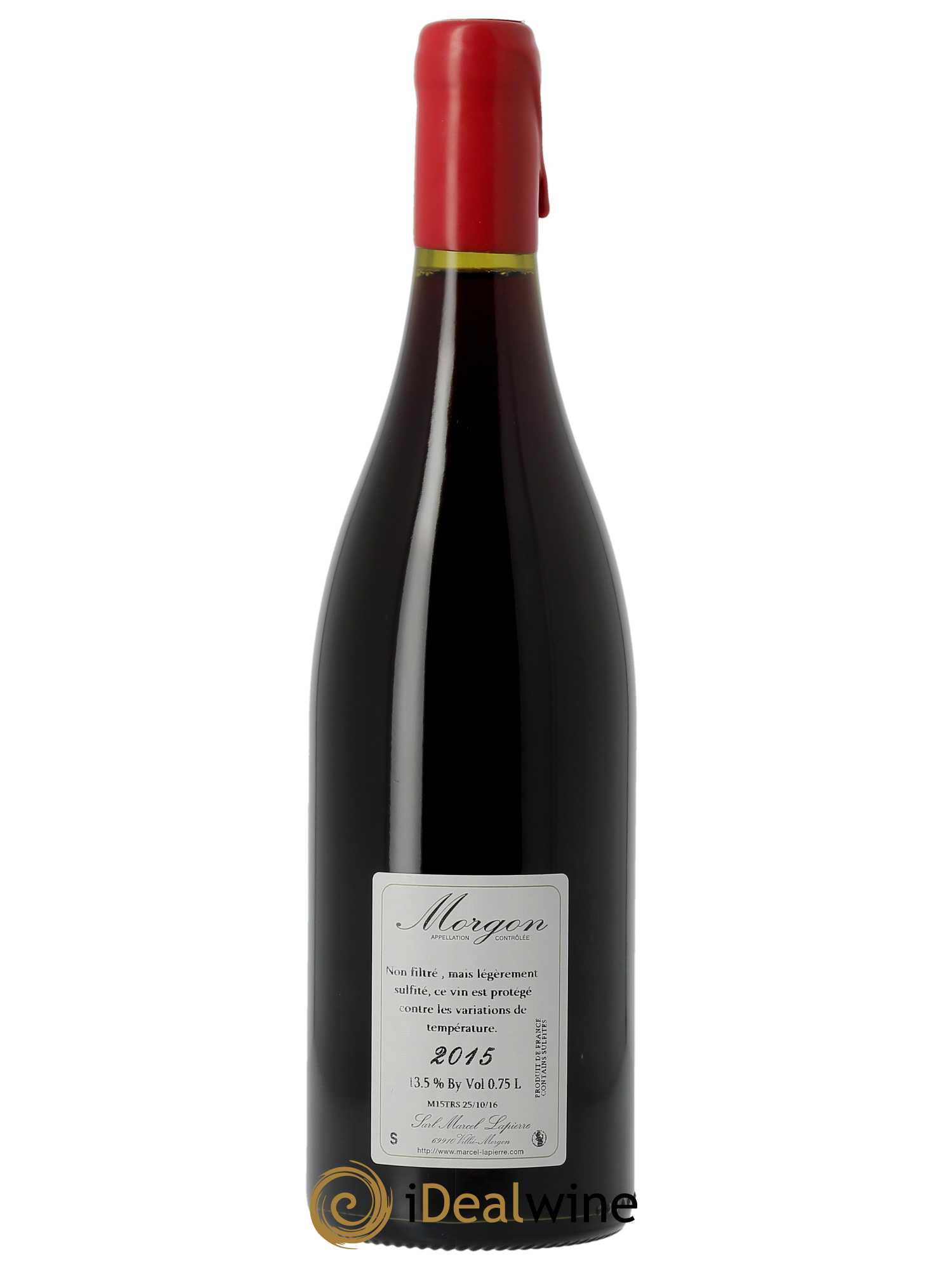 Morgon Marcel Lapierre (Domaine)  2015 - Lot de 1 Bouteille