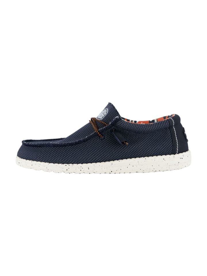 Hey Dude Mokassin Schnürschuhe in Blau günstig kaufen