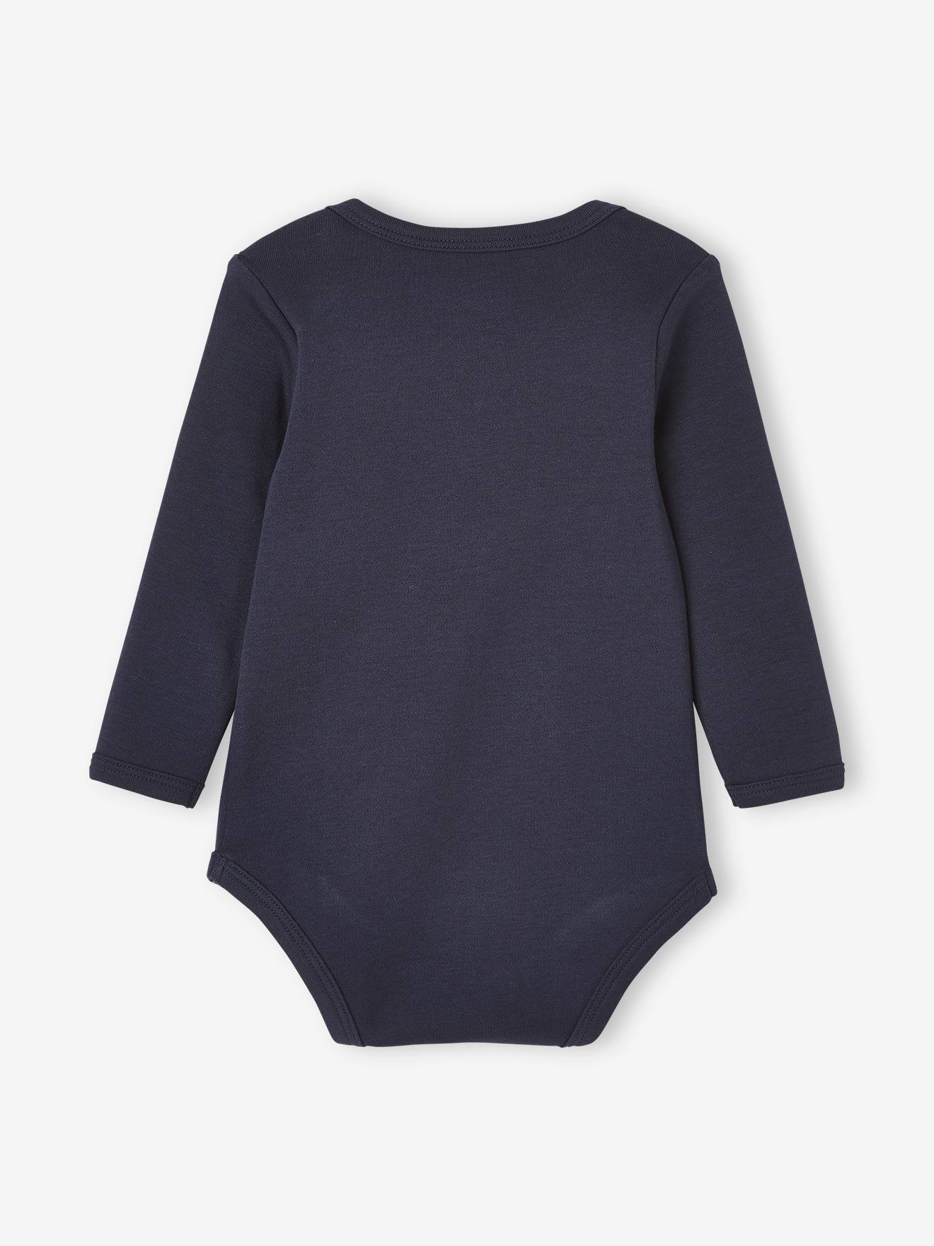 Lot de 3 bodies manches longues bébé emmanchure US lot encre
