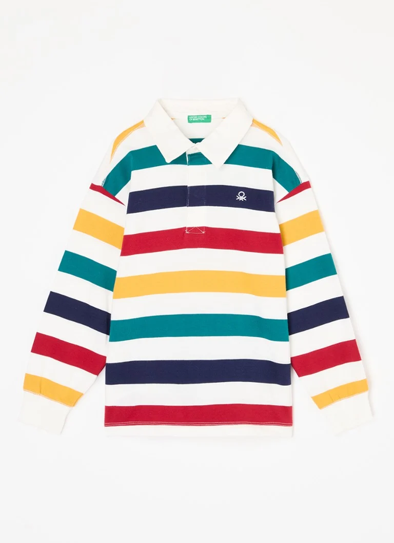 Tricou polo cu dungi Benetton