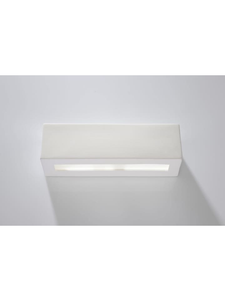 Nice Lamps Wandleuchte VEGA in Keramik weiß rechteckig moderne lampe E27 LED NICE LAMPS günstig kaufen onesize