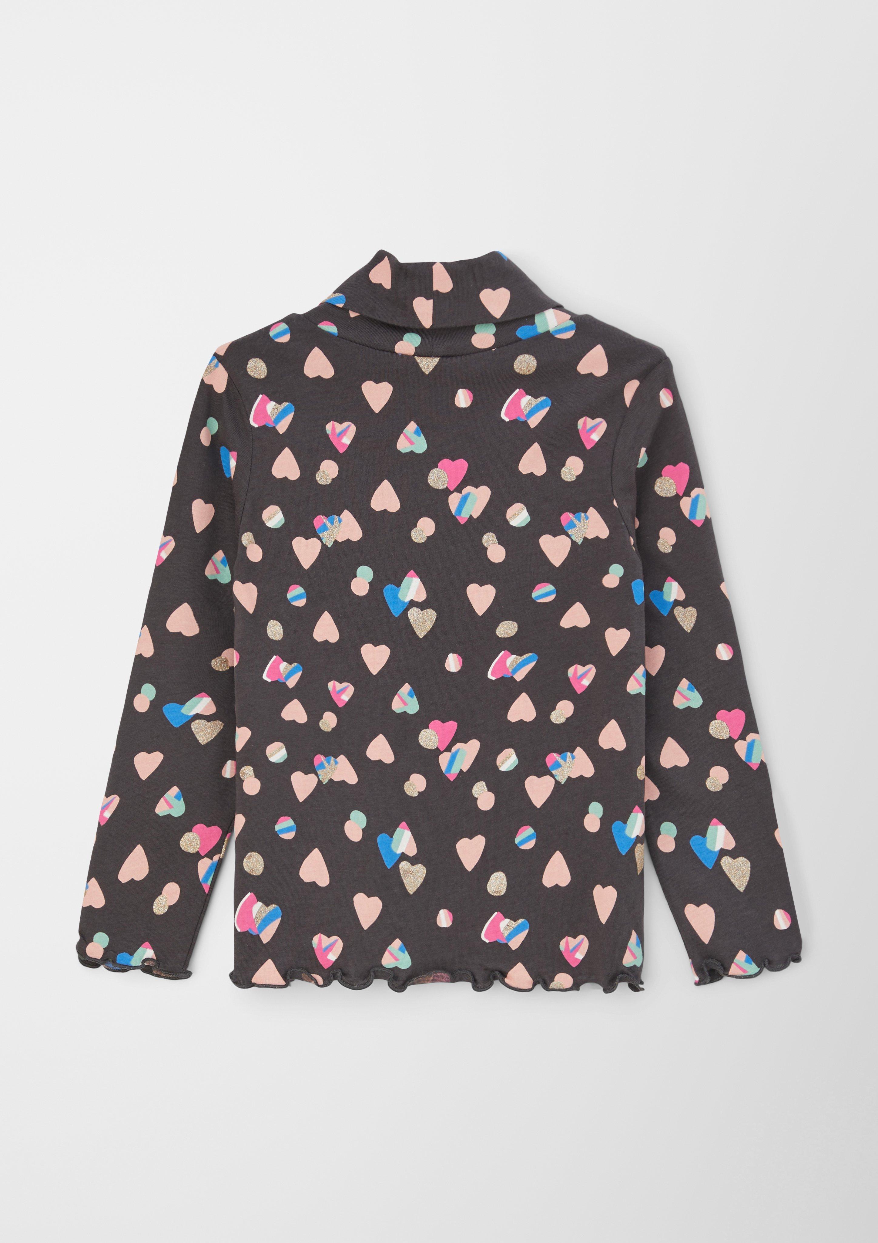 Longsleeve mit Glitzer-Print  2122645-96A3