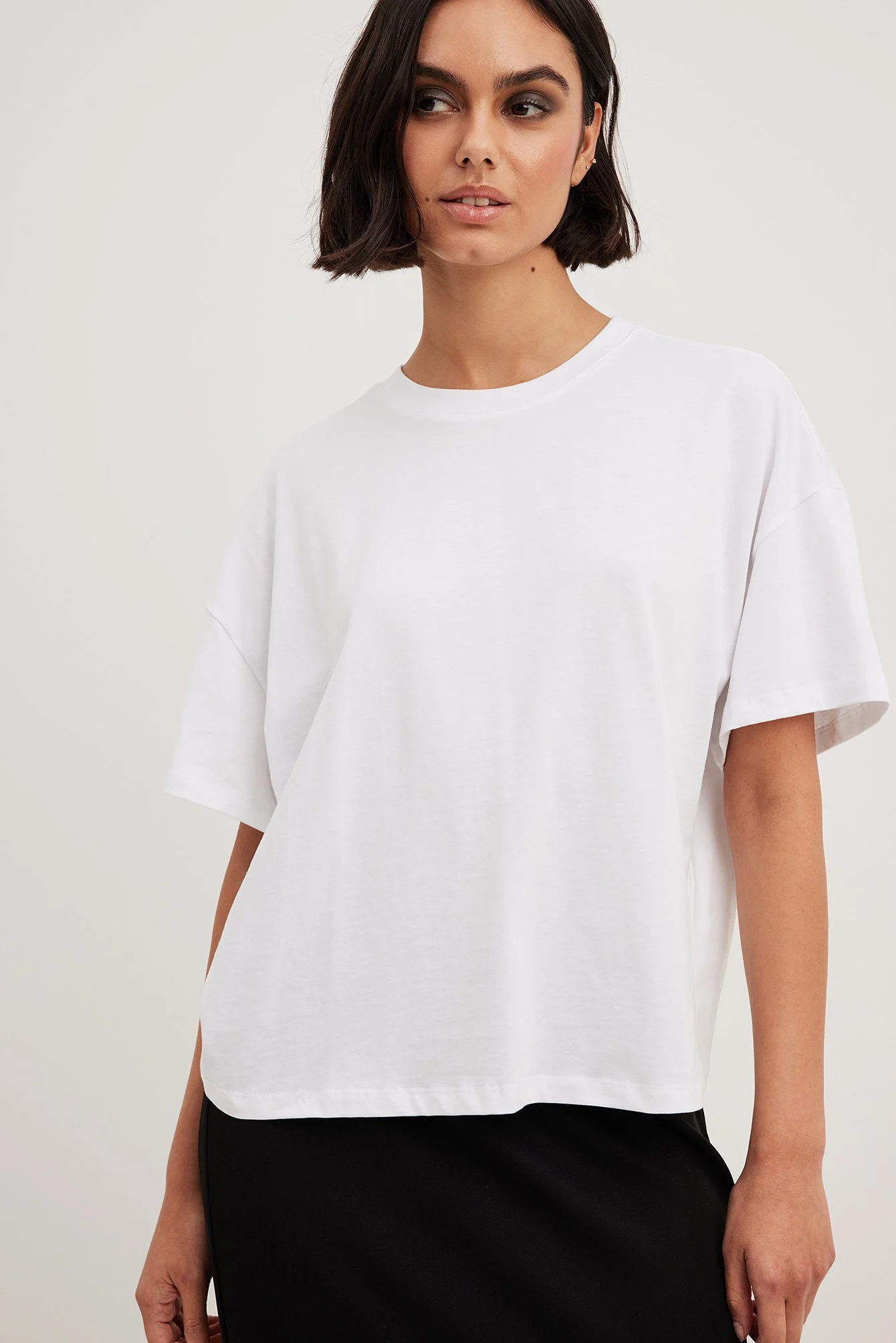 Oversize-T-Shirt mit 3/4-Ärmeln